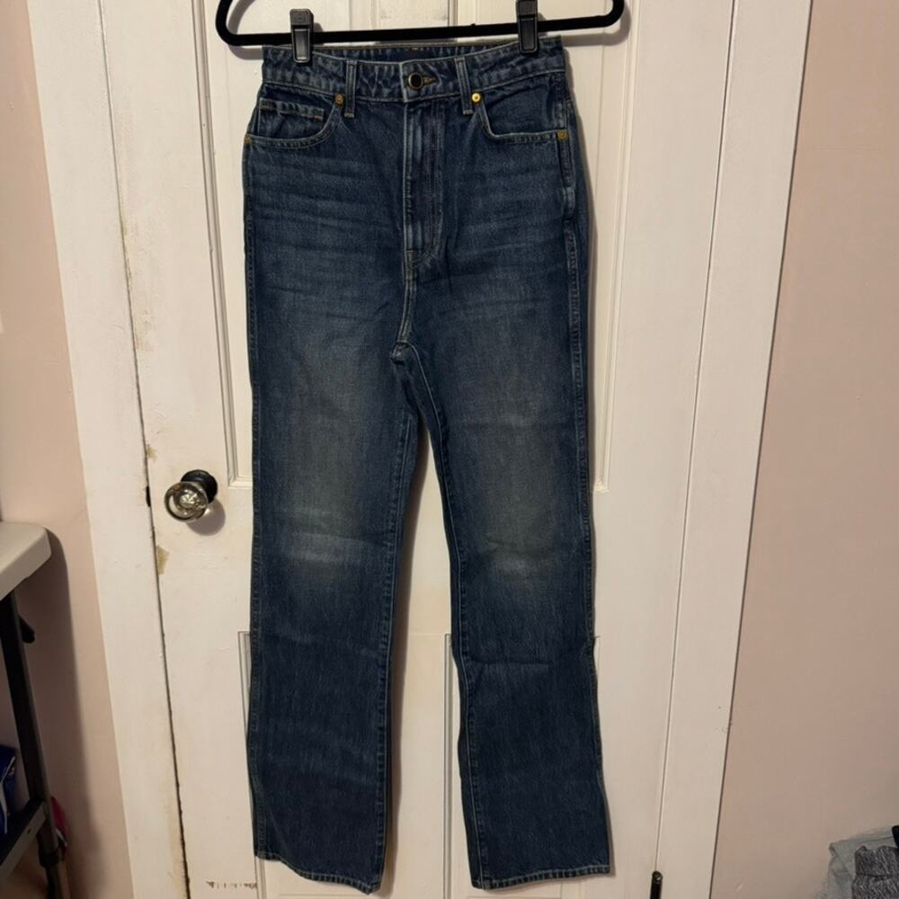 Khaite Danielle Straight Jean Blue Size 26